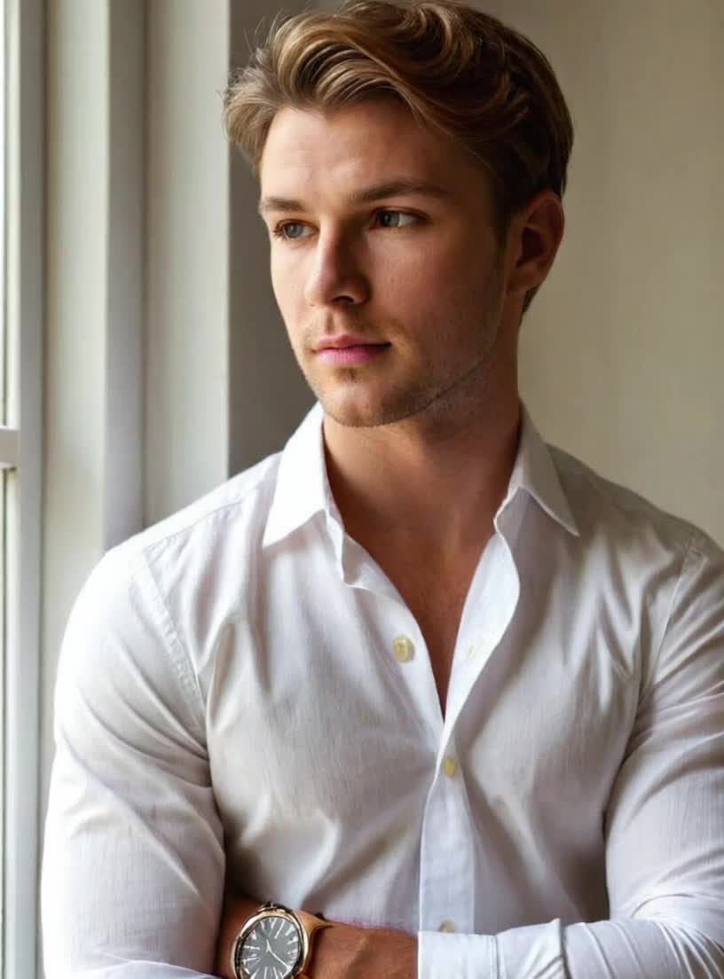 Liam, un personaje masculino de compañía de Infatuated