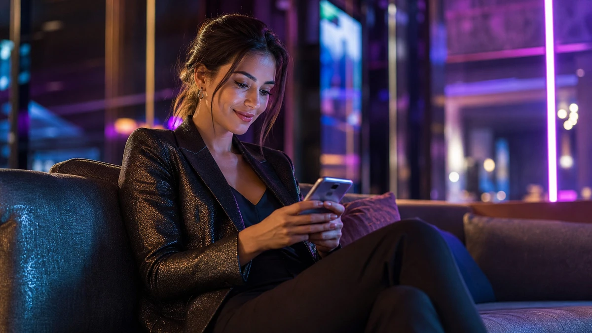 AI Allure media-first AI girlfriend guide image with smartphone chat and companion media styling