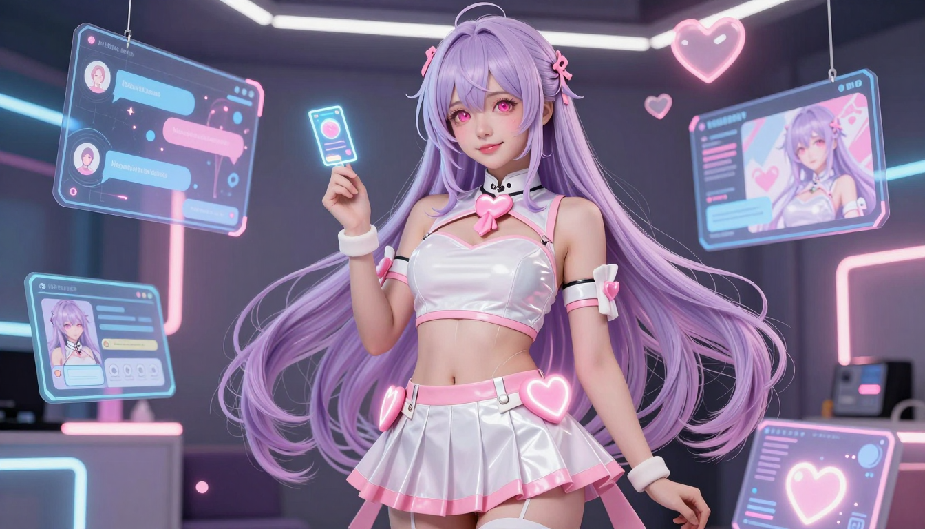 Las mejores apps de waifu con IA para compañeras anime 2026
