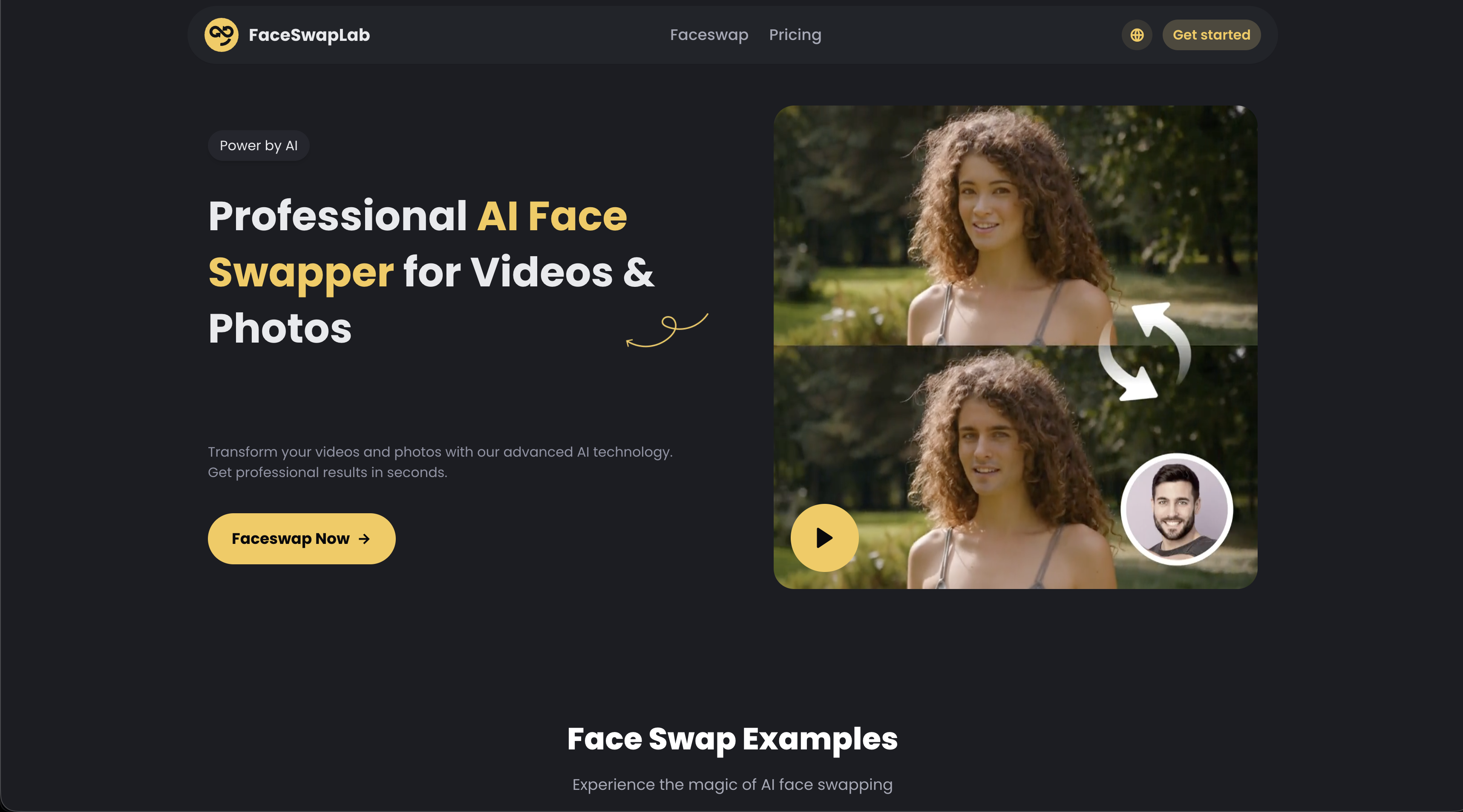 FaceSwapLab hosted AI face swap tool for browser-based face replacement